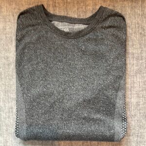 Figs salta long sleeve underscrub graphite